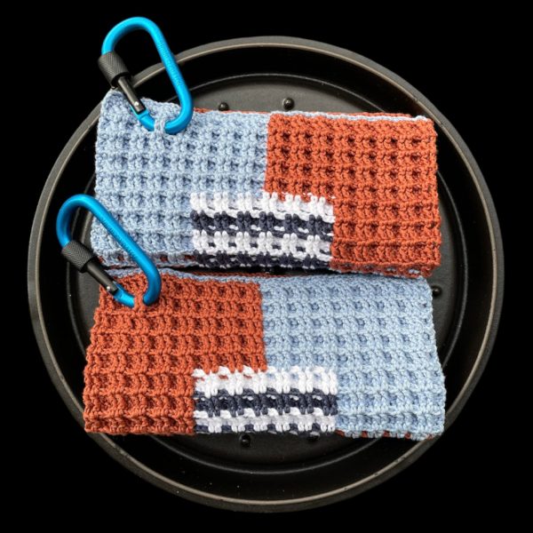 Blue White Square